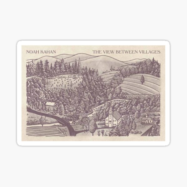 the view between villages Sticker