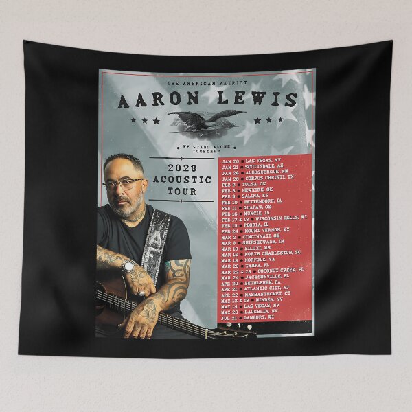 Item preview, Aaron L - acoustic tour 2023 designed and sold by TerryCookFashi.