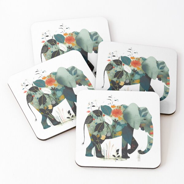 Item preview, gajah elephant art designed and sold by Annahamudany.