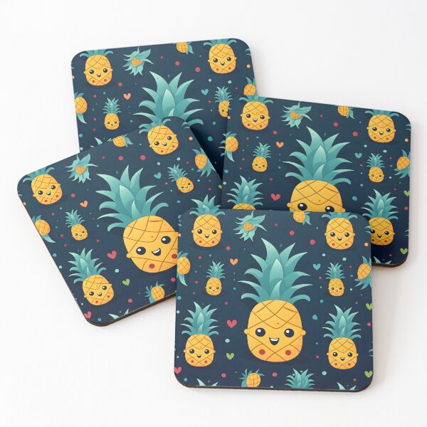 Item preview, Small cute ananas pattern designed and sold by grebie.