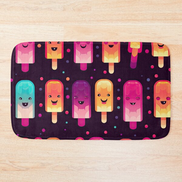 Item preview, Kawaii cute evil popsicles pattern designed and sold by AeonAcademy.