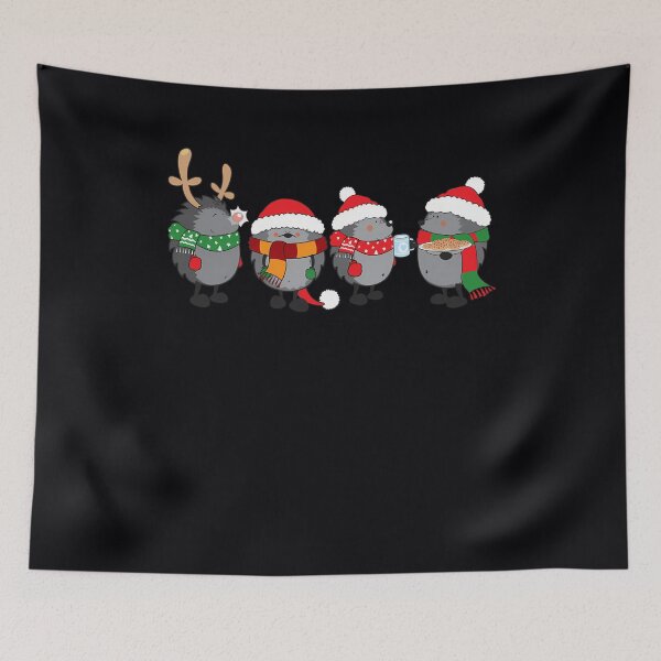 Item preview, Christmas hedgehogs  	 designed and sold by wzxdxoipo53.