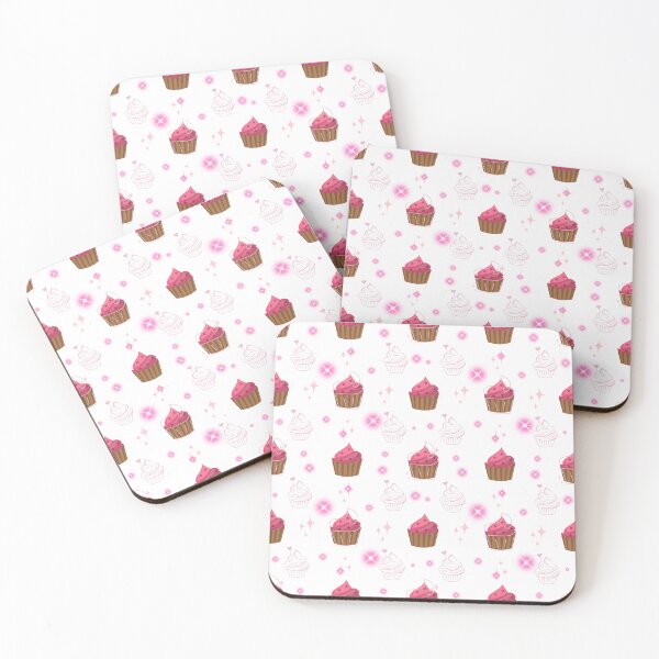 Item preview, Pink Cupcake seamless pattern designed and sold by ATherapyseller.