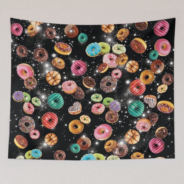 Item preview, donuts, colorful, star, night, sky, yummy, shiny designed and sold by mintdiamond21.
