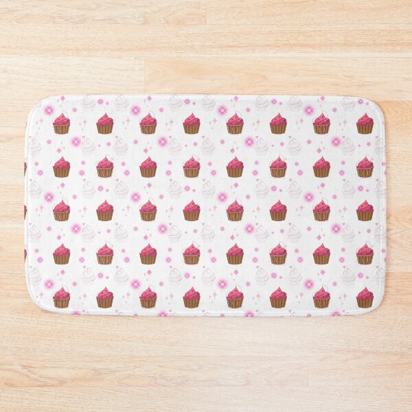 Item preview, Pink Cupcake seamless pattern designed and sold by ATherapyseller.