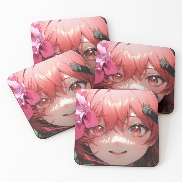 Item preview, Flower-Kissed Anime Portrait designed and sold by ECuteDesigns.