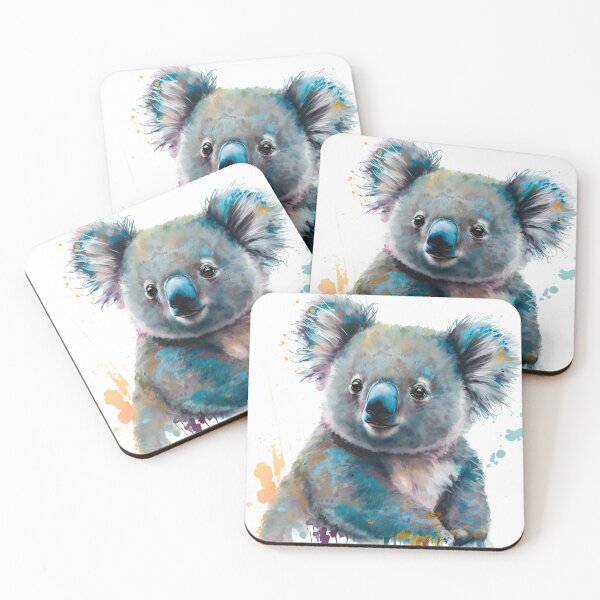 Item preview, A acrylic painting of a koala designed and sold by Nickyayee.