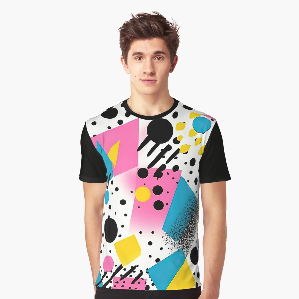 Funky 80s and 90s Nostalgia Pop Pattern