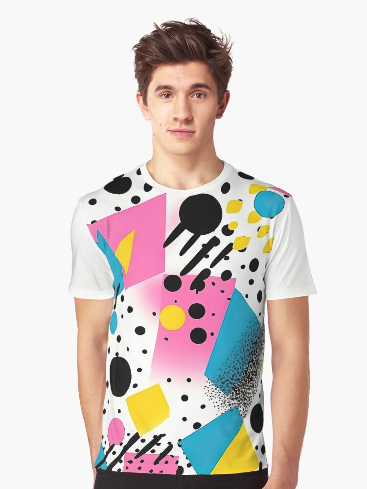 Funky 80s and 90s Nostalgia Pop Pattern
