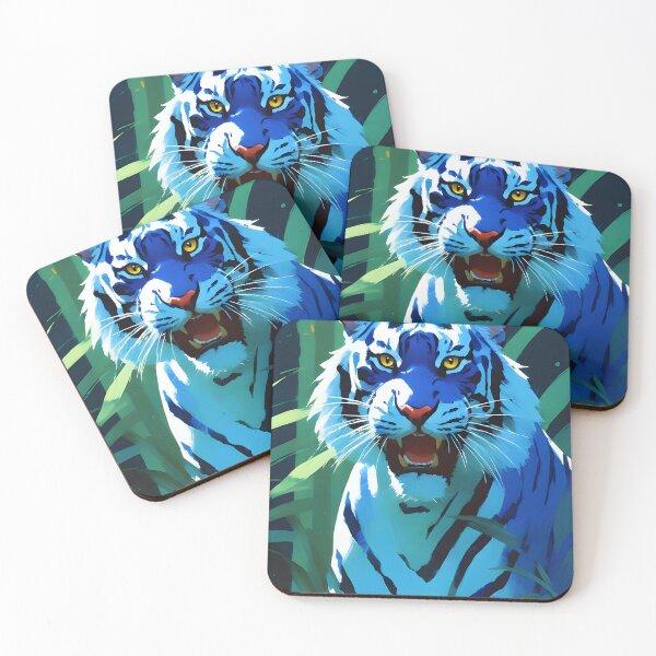 Item preview, Tigre azul designed and sold by artificialnctrn.