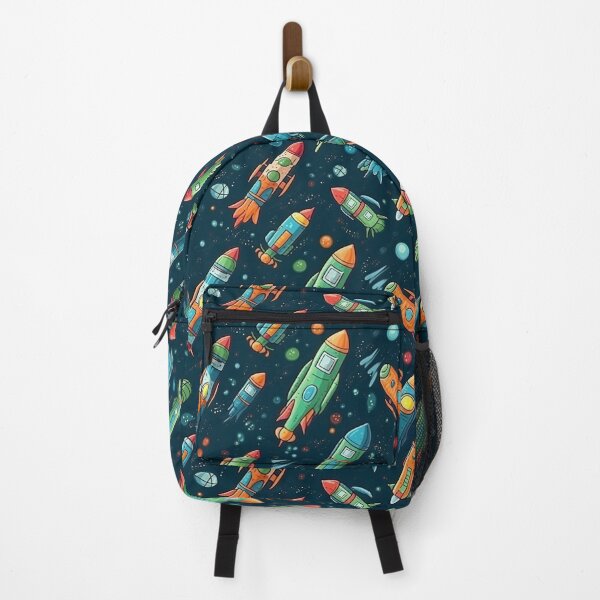 Item preview, Rockets and satellites seamless pattern designed and sold by MiraCleAI.
