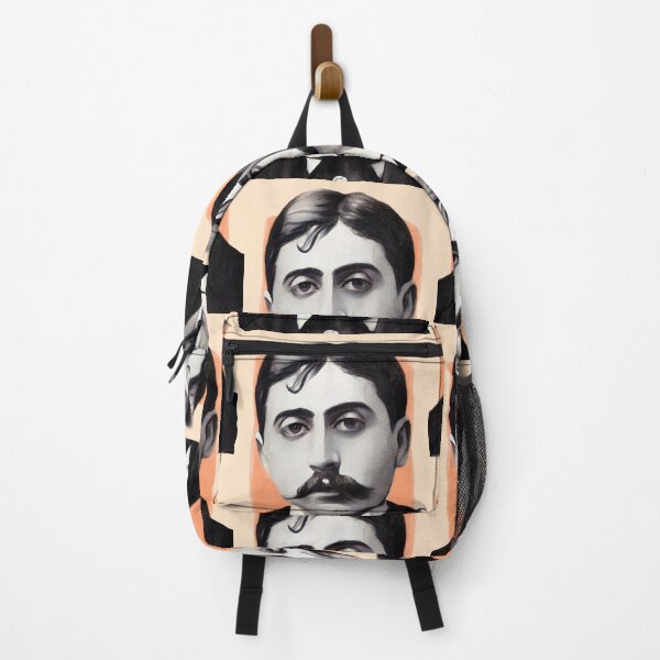 Item preview, French Novelist Marcel Proust - orange - illustration  designed and sold by Litstoy.