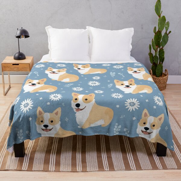 Item preview, Floral Whimsy's Corgi designed and sold by furrypixels.
