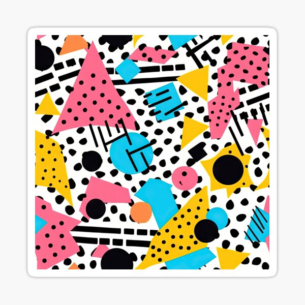 Item preview, 80s and 90s Retro Pop Pattern designed and sold by AeonAcademy.