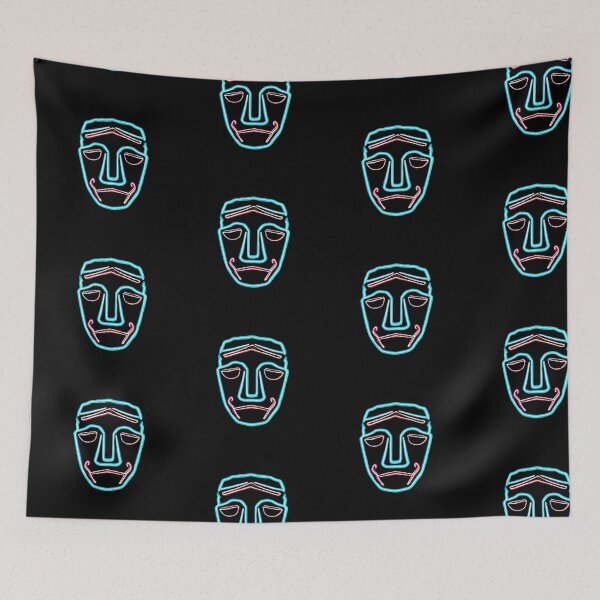 Item preview, Aesthetic Neon Mask designed and sold by MinimalistHaven.