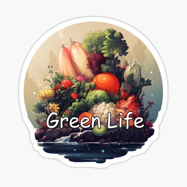 Artikel-Vorschau von Green Life, designt und verkauft von Herbivore-Vibes.