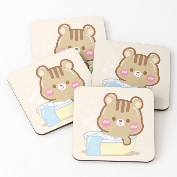 Item preview, Cute Kawaii Chipmunk Self Care designed and sold by cutecozynook.