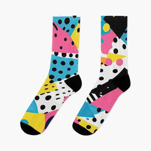 Item preview, Funky 80s and 90s Nostalgia Pop Pattern designed and sold by AeonAcademy.