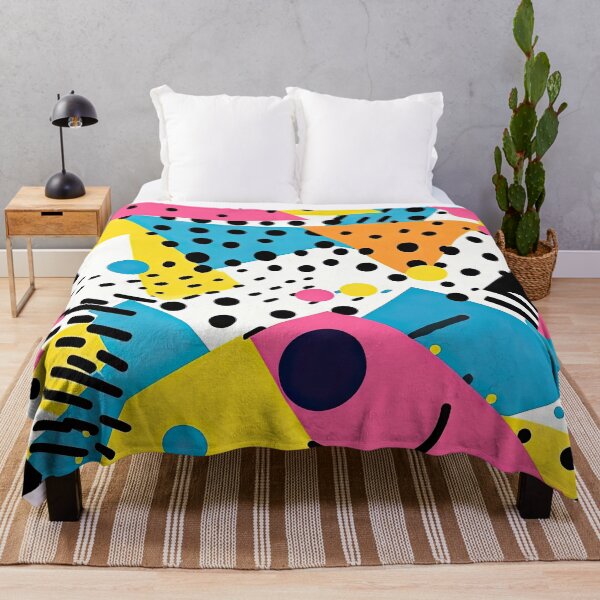Item preview, Funky 80s and 90s Nostalgia Pop Pattern designed and sold by AeonAcademy.