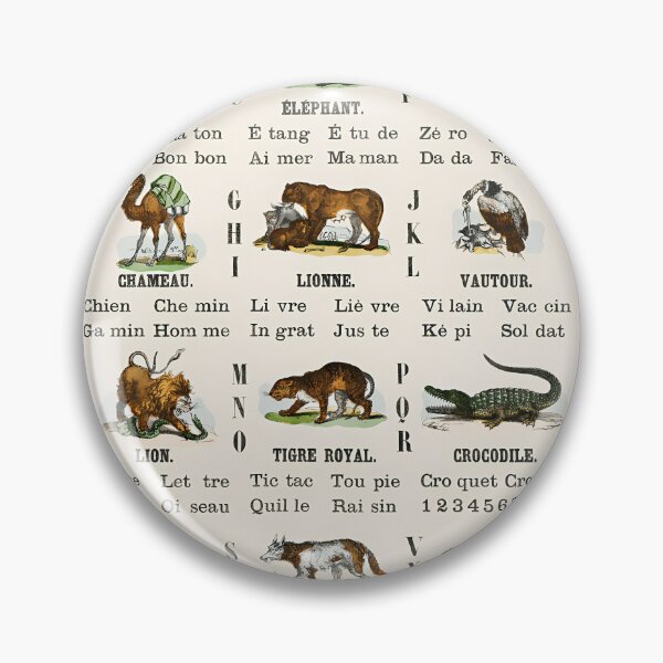 Item preview, Vintage French Alphabet Chart 	 	 designed and sold by ccbrnkfk41.