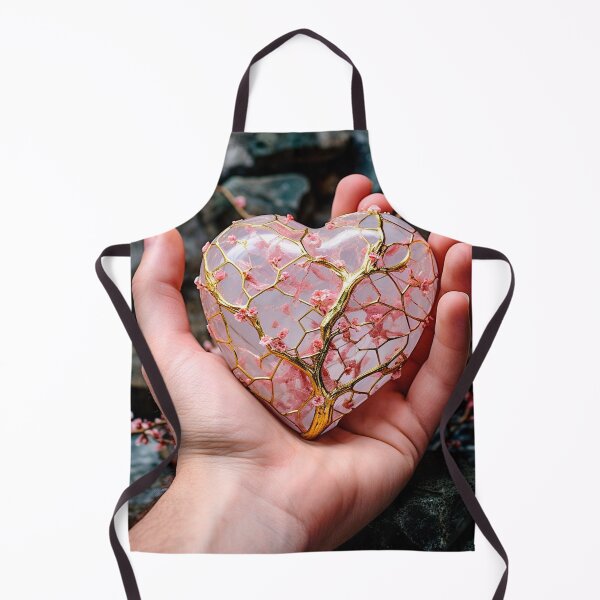 Item preview, Shattered Beauty Restored - Unveiling the Kintsugi Heart designed and sold by ElenaRichardsu.