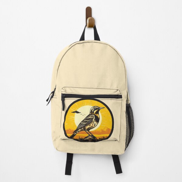 Item preview, Vintage North Dakota Meadowlark Illustration | Nature Art designed and sold by InkedBeasts.