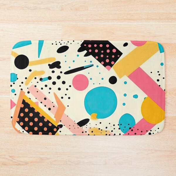 Item preview, Funky 80s and 90s Nostalgia Pop Pattern designed and sold by AeonAcademy.