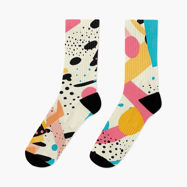 Item preview, Funky 80s and 90s Nostalgia Pop Pattern designed and sold by AeonAcademy.