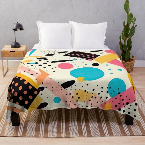 Item preview, Funky 80s and 90s Nostalgia Pop Pattern designed and sold by AeonAcademy.