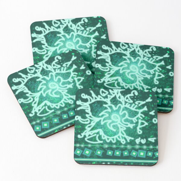 Item preview, Green floral design designed and sold by Red bubble Artist.
