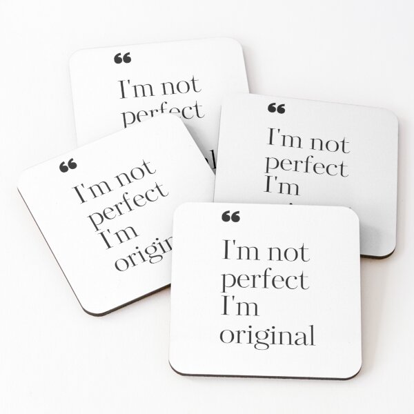 Item preview, I'm not perfect I'm original designed and sold by Createwithstyle.