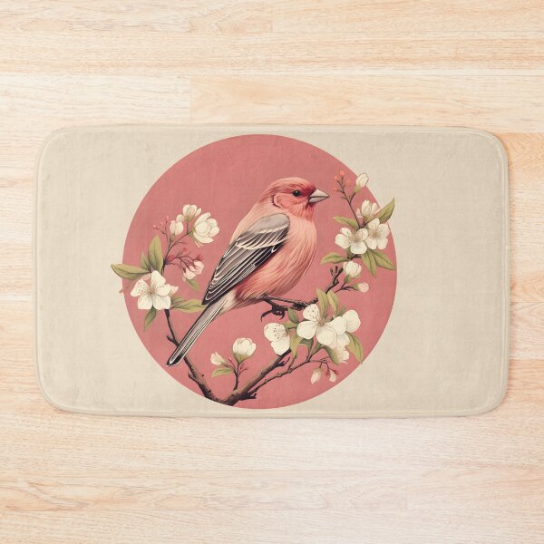 Item preview, Vintage New Hampshire Purple Finch Illustration | Nature Art designed and sold by InkedBeasts.