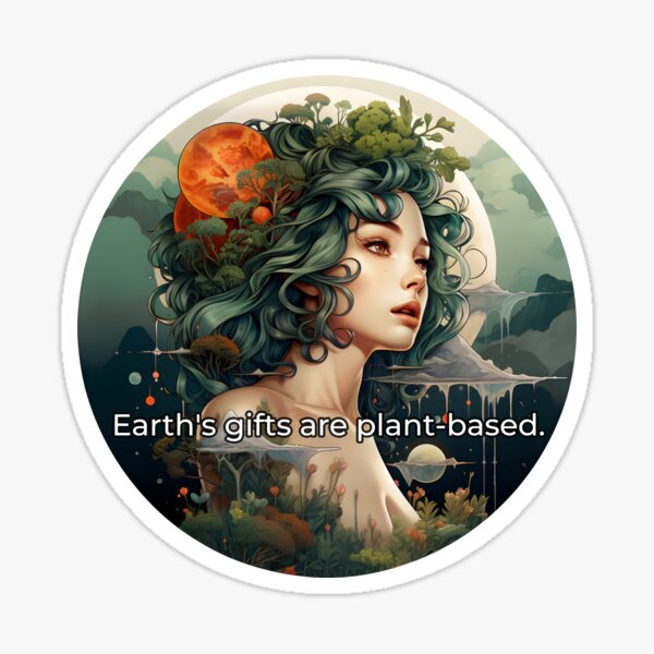 Artikel-Vorschau von Earth's gifts are plant-based, designt und verkauft von Herbivore-Vibes.