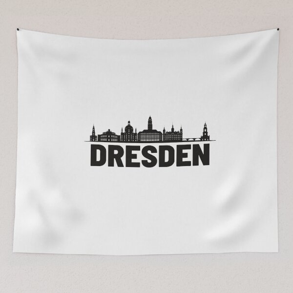 Item preview, dresden city silhouette illustation  designed and sold by DeluxBee.