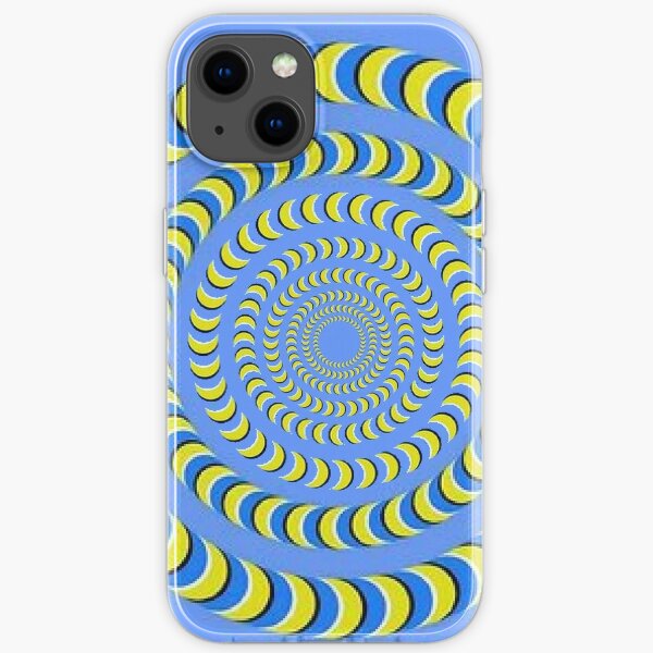 Optical illusion, visual phenomena, structure, framework, pattern, composition, frame, texture iPhone Soft Case