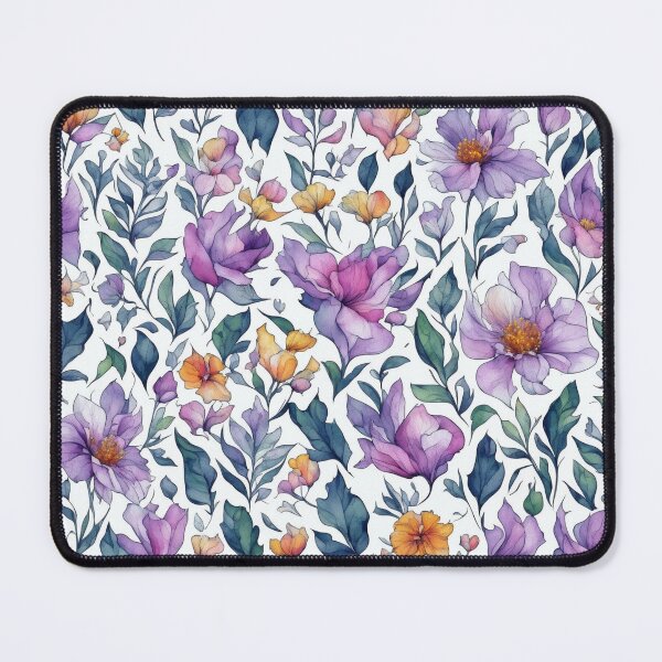 Item preview, Purple Tranquility: Blossoms in the Garden Canvas, Embrace Serenity with our Purple Flower Garden Canvas Design designed and sold by irosh madushan.