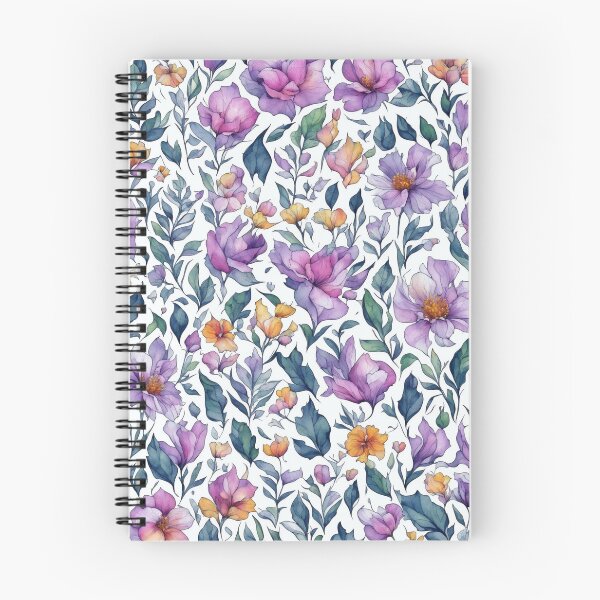 Item preview, Purple Tranquility: Blossoms in the Garden Canvas, Embrace Serenity with our Purple Flower Garden Canvas Design designed and sold by irosh madushan.