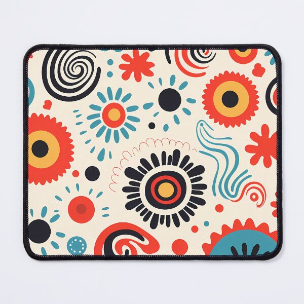 Item preview, The image features a colorful floral pattern on a white background. designed and sold by Cha-house.