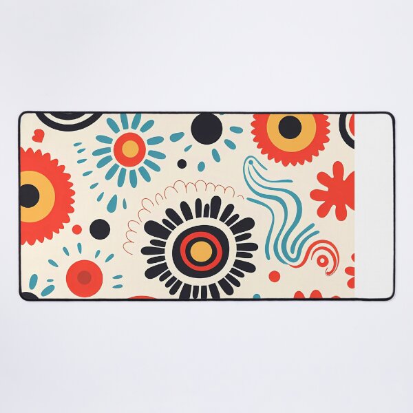 Item preview, The image features a colorful floral pattern on a white background. designed and sold by Cha-house.
