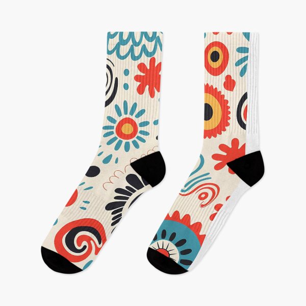 Item preview, The image features a colorful floral pattern on a white background. designed and sold by Cha-house.