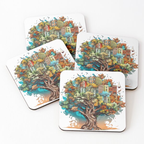 Item preview, Graffiti Homestead : Street-Style House Tree Edition designed and sold by DarcoDesigns.