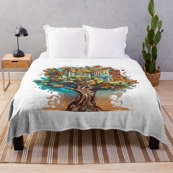 Item preview, Graffiti Homestead : Street-Style House Tree Edition designed and sold by DarcoDesigns.