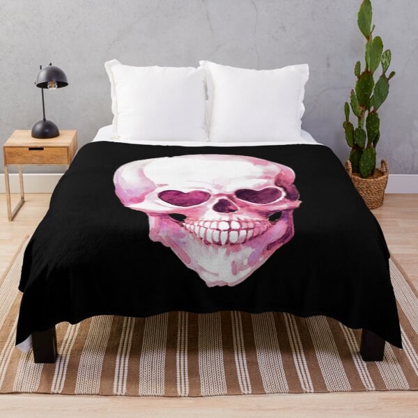 Item preview, Pink Skull With Heart Eyes designed and sold by khachiche.