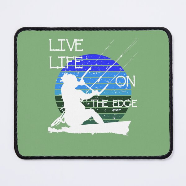 Item preview, Vintage Sunset Retro Sunrise White Kitesurfer Silhouette 5 designed and sold by taiche.