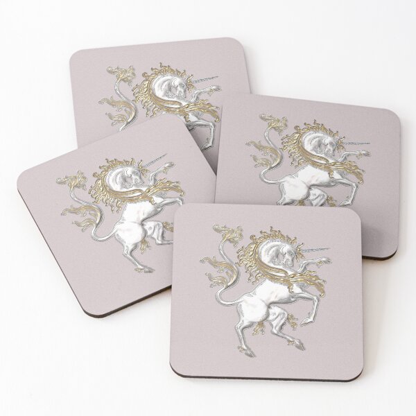 Item preview, Silver and Gold Unicorn designed and sold by LoneAngel.