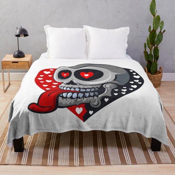 Item preview, Skull With Heart Eyes designed and sold by khachiche.
