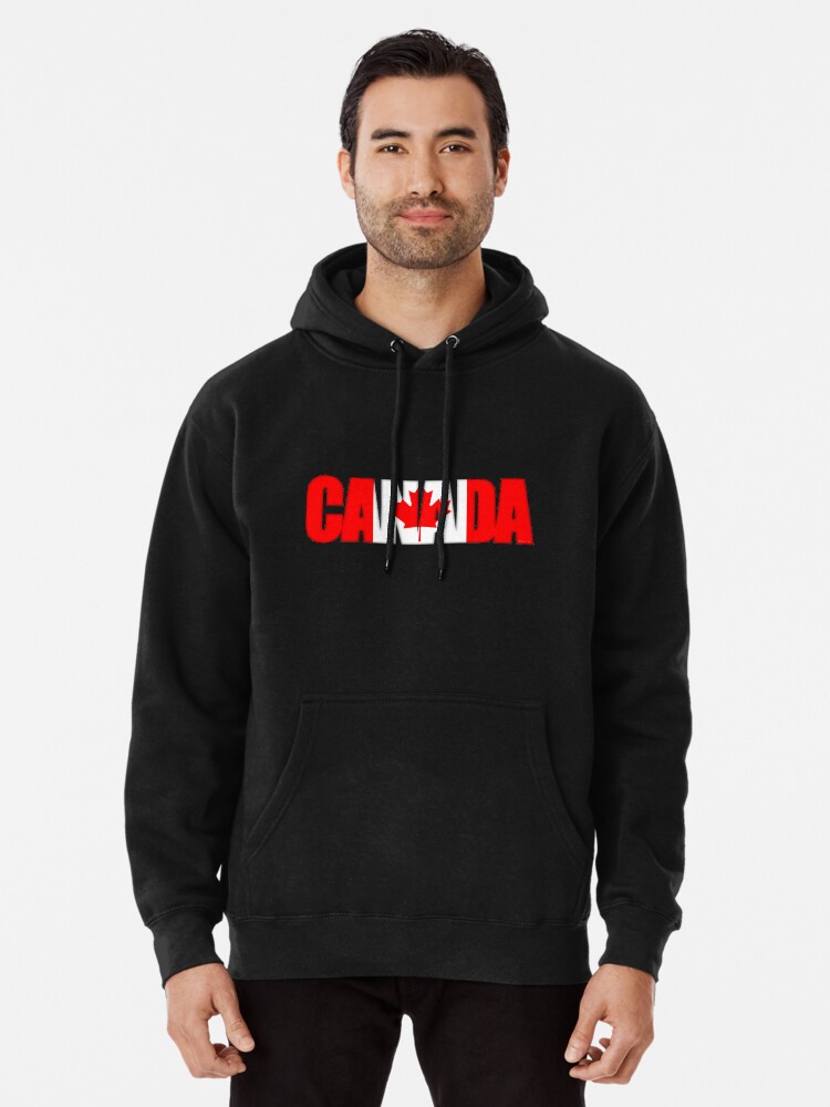 Canadian 2025 flag hoodie