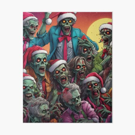 Zombie Santa Yoga Leggings