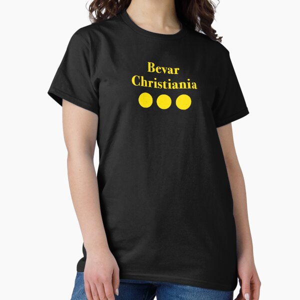 Item preview, BEVAR CHRISTIANIA Tshirt Flag of Freetown Christiania Copenhagen Denmark - Awesome Christmas Gift Id designed and sold by keelyn-spahr.