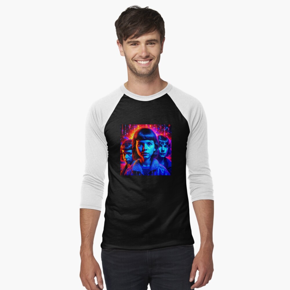 Item preview, Baseball ¾ Sleeve T-Shirt designed and sold by MiggysArtHaven.